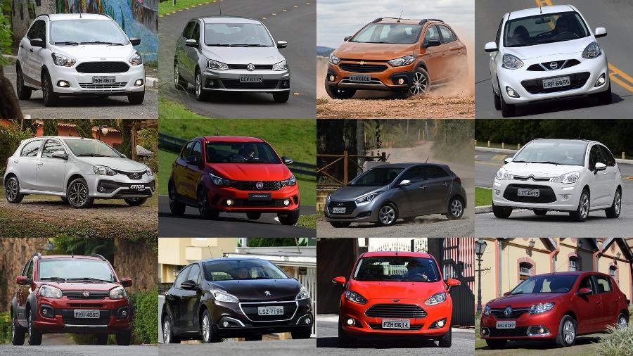 Colocamos o Argo no meio do fogo cruzado: 11 modelos olham de cara feia para o novo concorrente - Arte UOL Carros