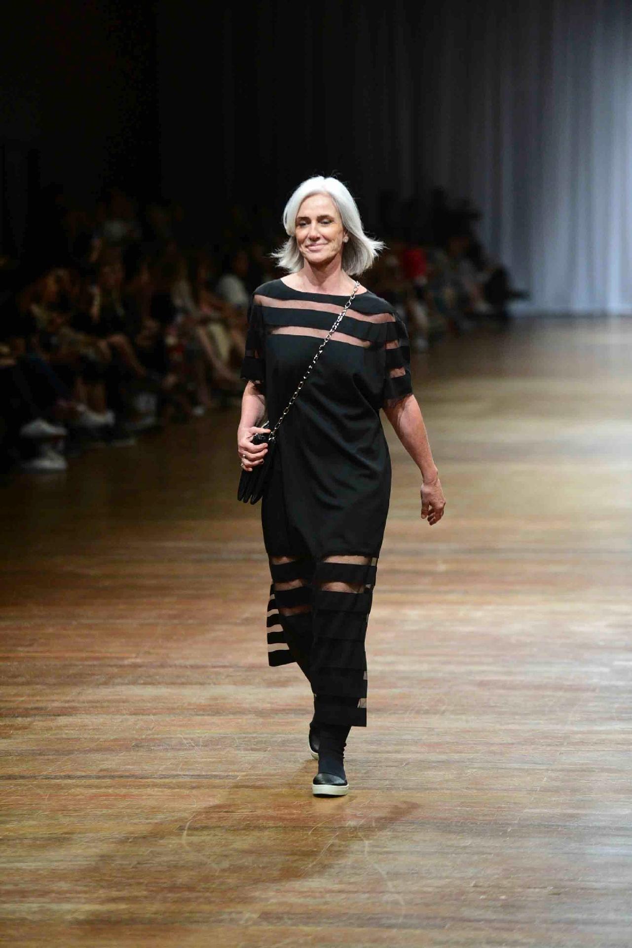 O desfile teve não só modelos jovens - AgNews