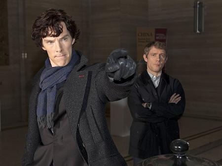 Cena da série "Sherlock" - Reprodução