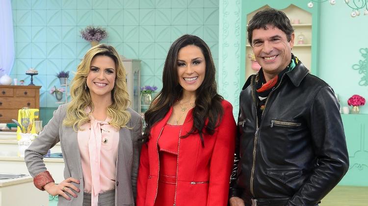 Beca Milano, Nadja Haddad e Olivier Anquier: o novo trio de apresentadores do "Bake Off Brasil" - Francisco Cepeda / Ag. News - Francisco Cepeda / Ag. News
