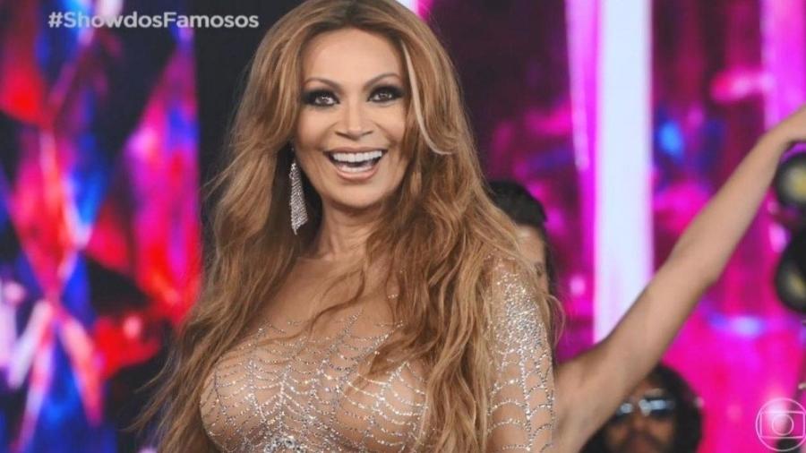 Pabllo Vittar? Beyoncé? Solange Almeida interpreta Jennifer Lopez no "Domingão" - Reprodução/TV Globo