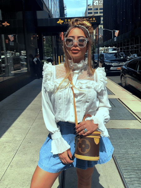 Rafaella Santos, irmã de Neymar, em Nova York - Reprodução/Instagram