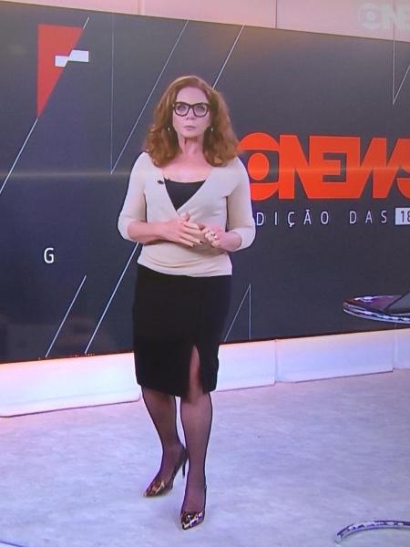 Leilane Neubarth, na Globo News - Reprodução