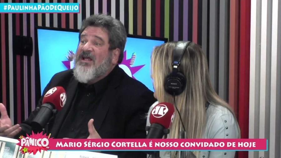 Mario Sérgio Cortella dá entrevista para o programa Pânico - Reprodução/YouTube