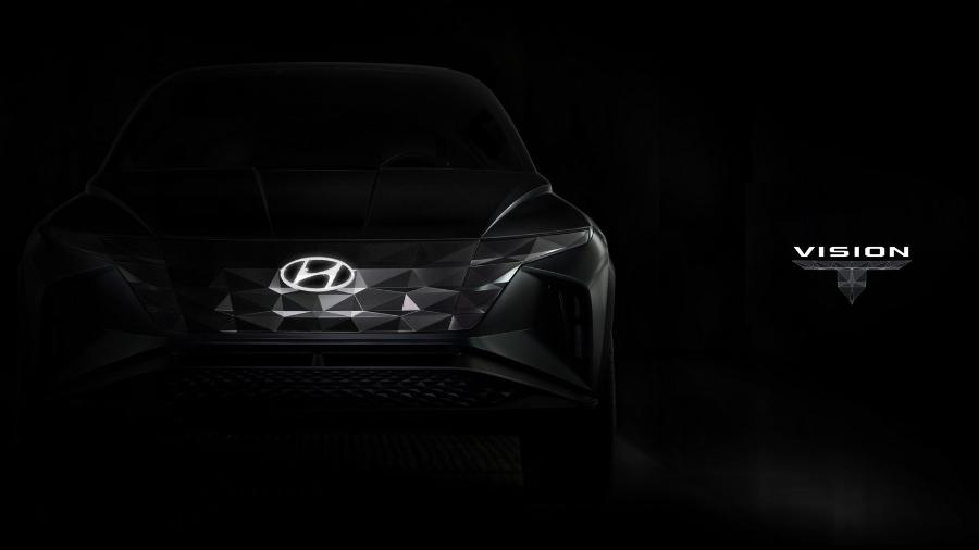 Teaser de novo crossover da Hyundai - Divulgação