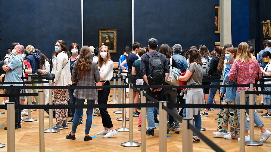 Louvre reabre aos visitantes com muitas mudanças diante da pandemia - Getty Images