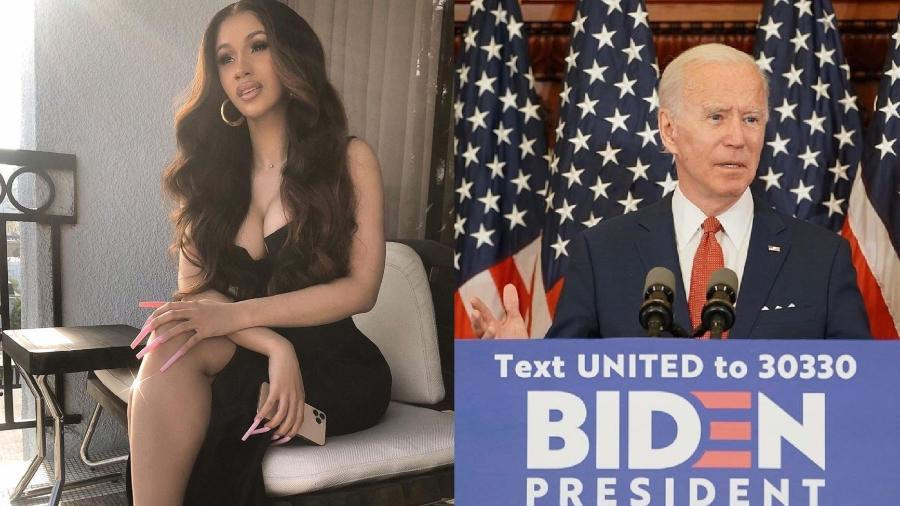 Cardi B participou de conversa com o candidato democrata Joe Biden - Reprodução/Instagram