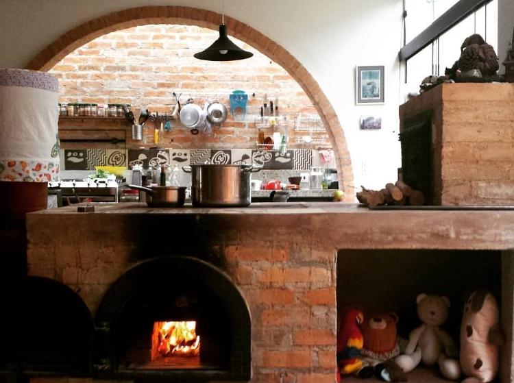 Forno a lenha na casa do Butantã de Tomaz Lotufo - Arquivo pessoal - Arquivo pessoal