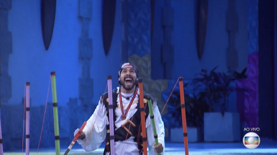 BBB 21: Arcrebiano se salvou do paredão na prova bate e volta - Reprodução/Globoplay