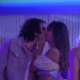 BBB 21: Thaís e Fiuk dão selinho na festa do líder Gil - Reprodução/Globoplay