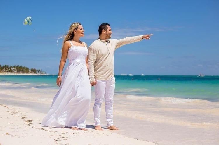 Andressa Urach e Thiago Lopes em lua de mel na República Dominicana - Reprodução / Instagram