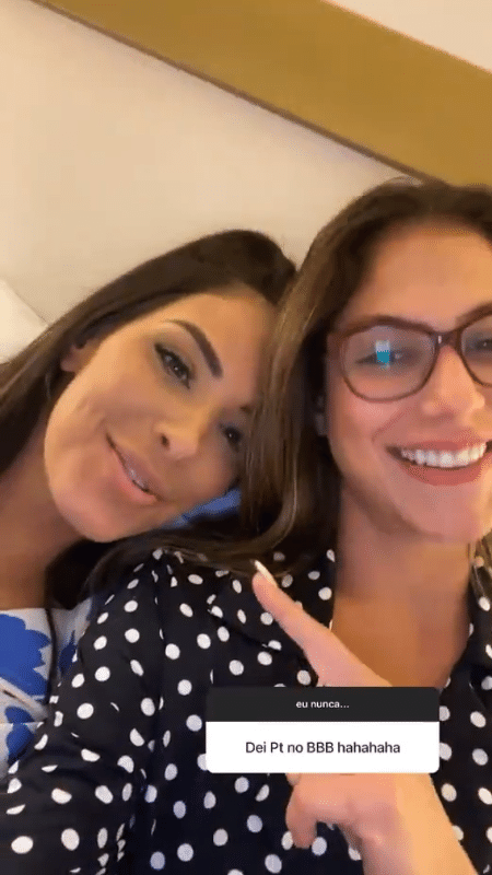 Ivy Moraes e Mari Gonzalez responderam às perguntas no Instagram Stories - Reprodução/Instagram - Reprodução/Instagram