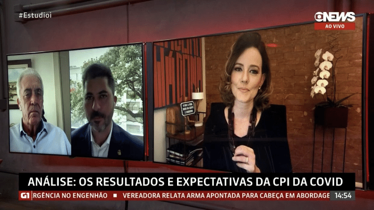 Ao vivo na GloboNews, Natuza Nery ativa SIRI no celular - OFuxico