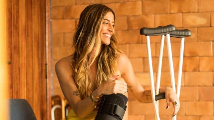 Maria Joana precisou passar por cirurgia após sofrer uma contusão no último sábado (14); incidente a tirou da "Super Dança dos Famosos" (TV Globo). - Reprodução/Instagram
