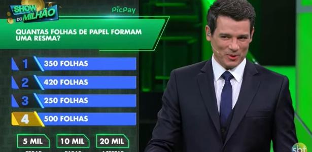 Novo QUIZ com Perguntas do Show do Milhão PicPay com Respostas