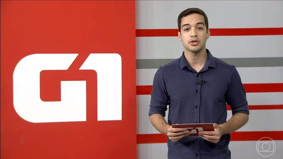 Gabriel Luiz é repórter da TV Globo - Reprodução/TV Globo