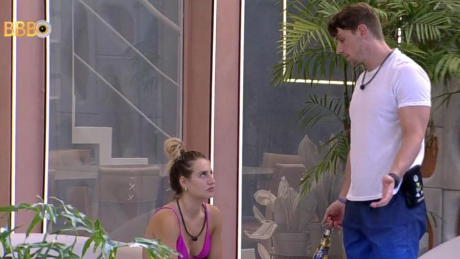 BBB 23: Cristian diz para Bruna que Key tem ciúmes de Larissa - Reprodução/Globoplay