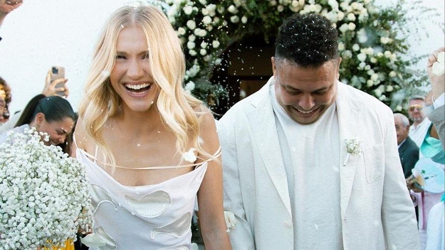 Celina Locks se casou com Ronaldo Fenômeno em Ibiza, na Espanha