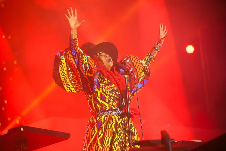 Show de Erykah Badu no primeiro dia do Afropunk 2024, em Salvador, no sábado (9)