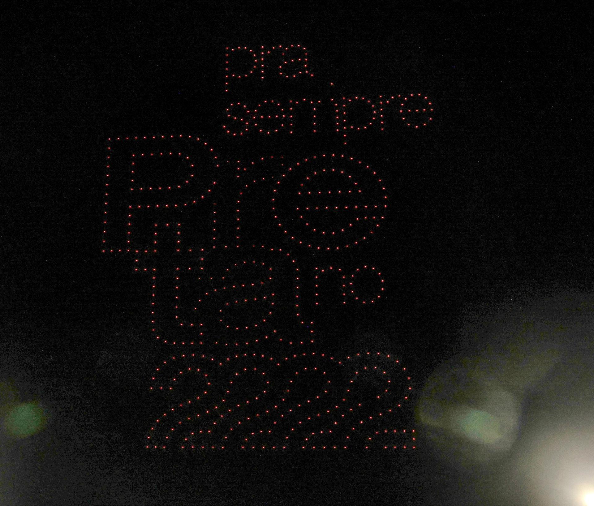 Drones deixam mensagem sobre Preta Gil - undefined