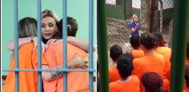 29.set.2015- Andressa Urach conta a sua história e ora com detentas de uma penitenciária feminina de Santa Catarina - Reprodução/Instagram
