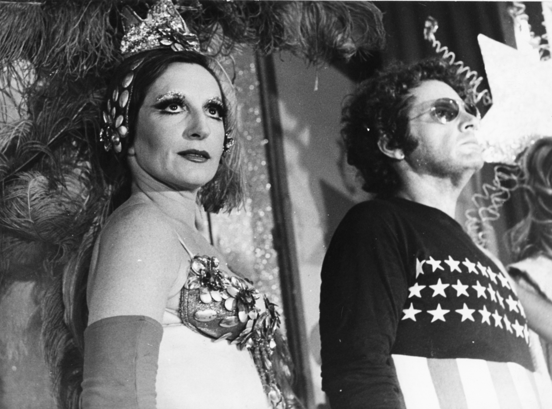 Tereza Rachel em cena do filme "Amante Muito Louca" (1973), do diretor Denoy de Oliveira, com Jô Soares - Divulgação