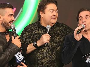 André Marques, Faustão e Leandro Hassum - Reprodução - Reprodução