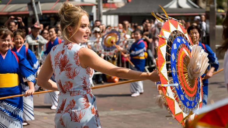 Angélica grava na Liberdade, em São Paulo, para o "Estrelas" - Ramon Vasconcelos/TV Globo - Ramon Vasconcelos/TV Globo