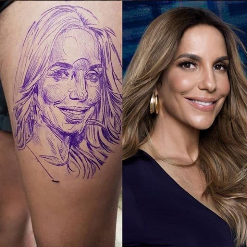 Rodrigo Catuaba ficou conhecido nas redes sociais por tatuar o rosto de famosos - Reprodução/Instagram/rodrigocatuaba