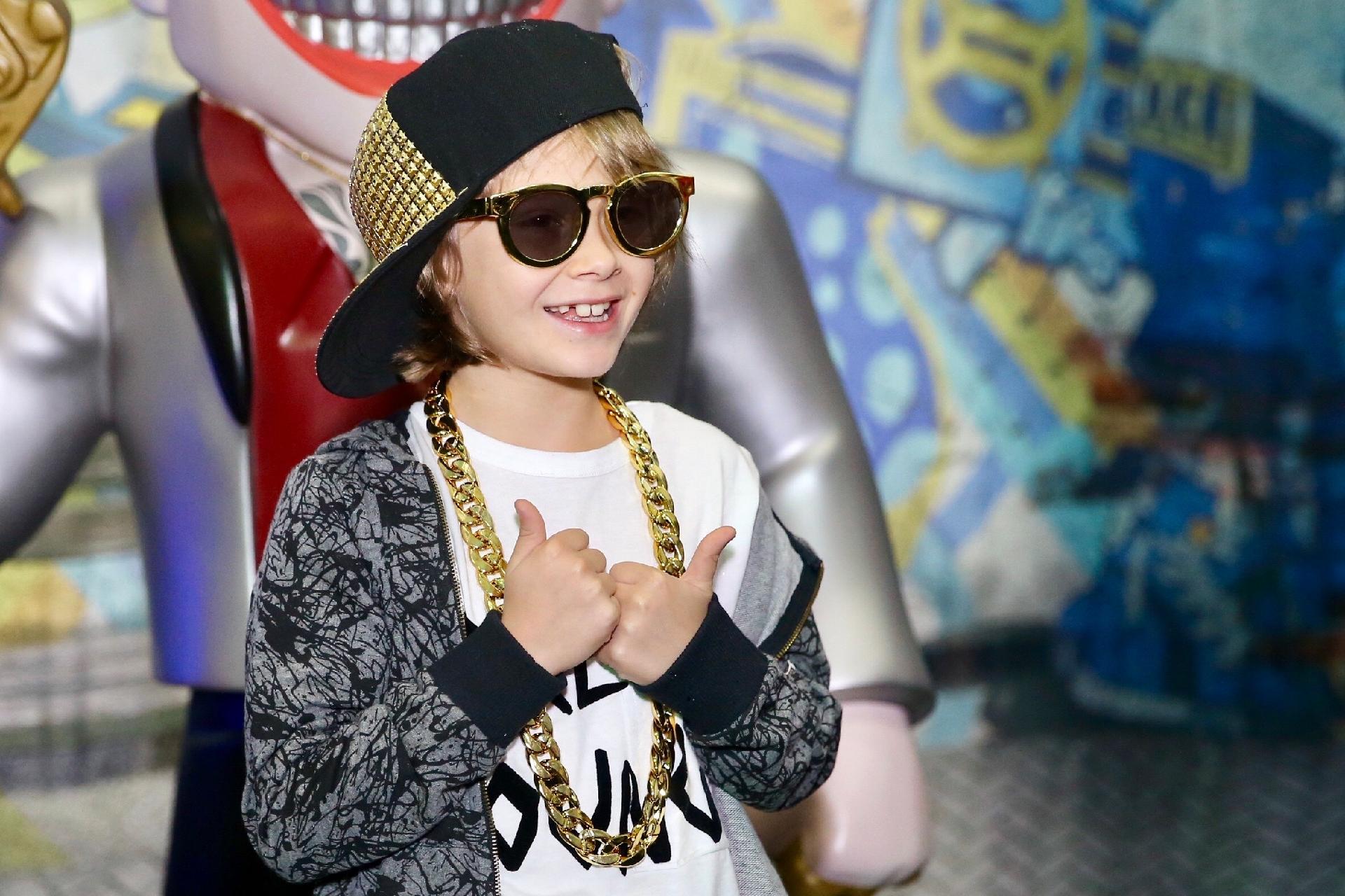 Filho de Galisteu comemora 8 anos com festão e convidados famosos - Manuela Scarpa/Brazil News