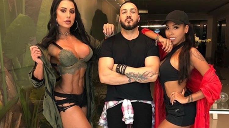 Giovanna com a irmã, Gracyanne, e o cunhado, Belo  - Reprodução/Instagram - Reprodução/Instagram