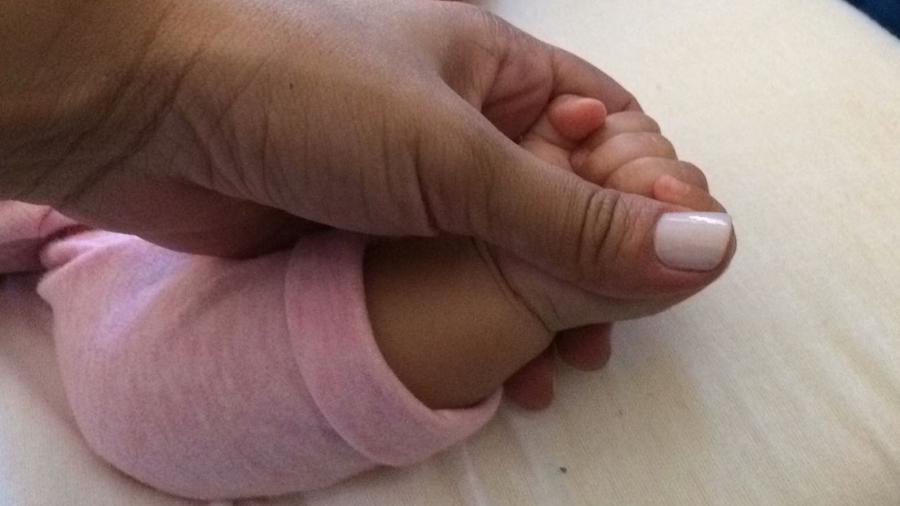 Mãe após primeiro transplante de útero do Brasil celebra 8 meses da filha - Arquivo pessoal