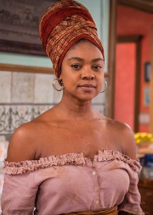 Em "O Tempo Não Para", Cairu, personagem de Cris Vianna, vai despertar no capítulo do próximo dia 20 - Paulo Belote/TV Globo - Paulo Belote/TV Globo