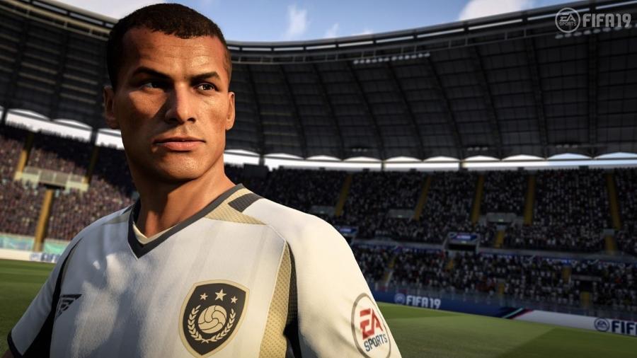 Rivaldo é uma das lendas do "Fifa 19" - Reprodução