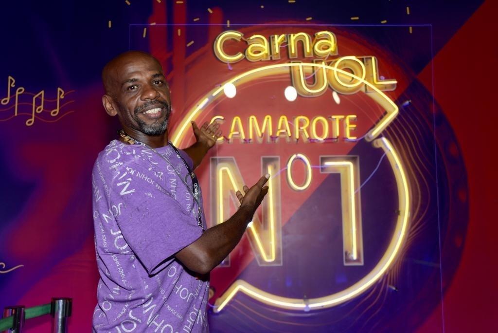 Renato Sorriso - Famosos curtem o camarote CarnaUOL N1 2019 no Desfile das Campeãs no RJ - Selmy Yassuda / UOL