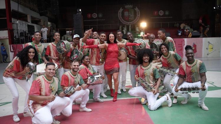 Paolla Oliveira grava clipe na Grande Rio - Gabriel Gomes/Kondzilla - Gabriel Gomes/Kondzilla