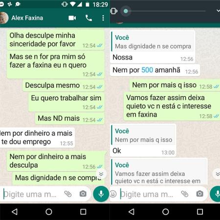 Homem ainda insiste com a proposta - Arquivo pessoal