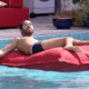 BBB 21: Gilberto curte tarde de sol na piscina - Reprodução/Globoplay