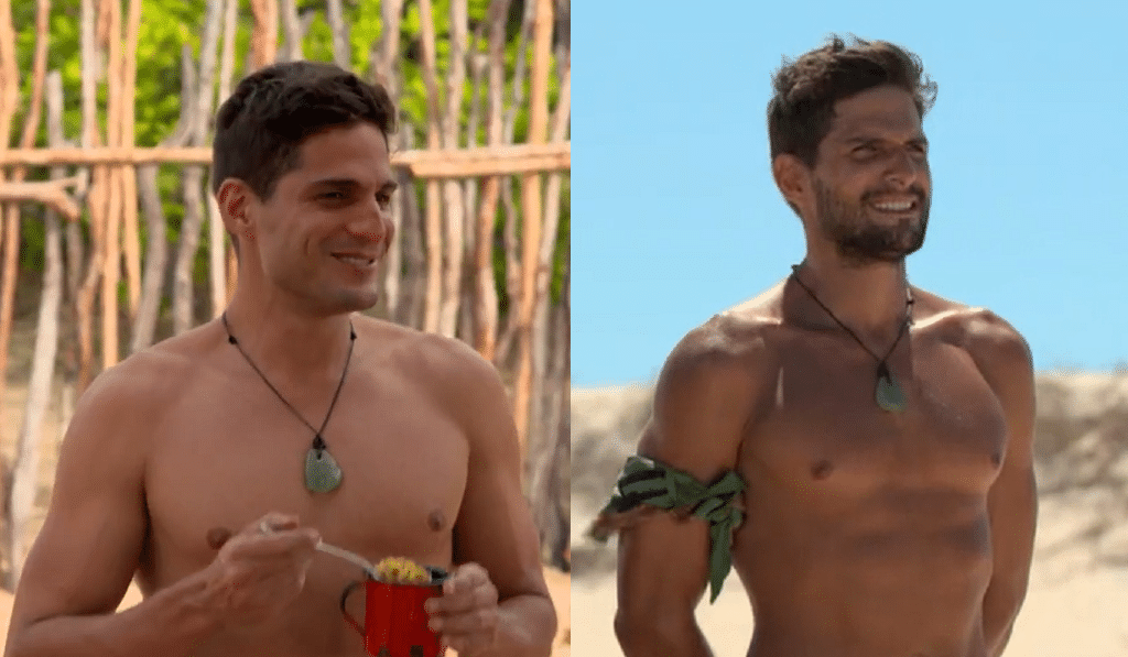 André Martinelli antes e depois - Reprodução/TV Globo