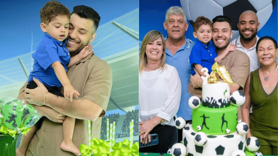 Leo, filho de Marília Mendonça e Leo Huff, ganhou festa de aniversário de 3 anos - Reprodução/Instagram