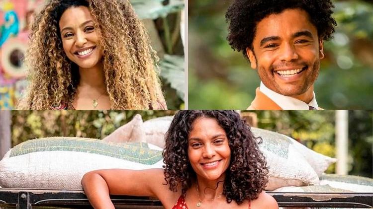 Protagonistas negros das três novelas da Globo