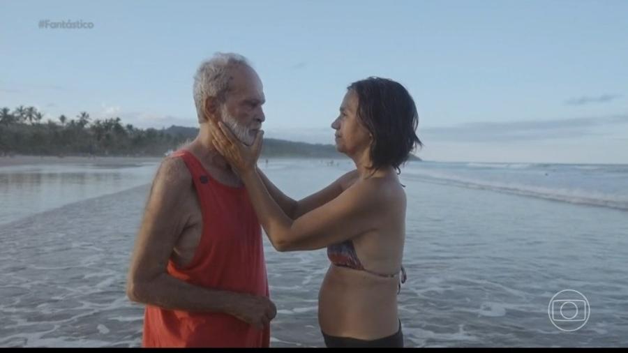 Maurício Kubrusly ao lado da esposa, Beatriz Goulart