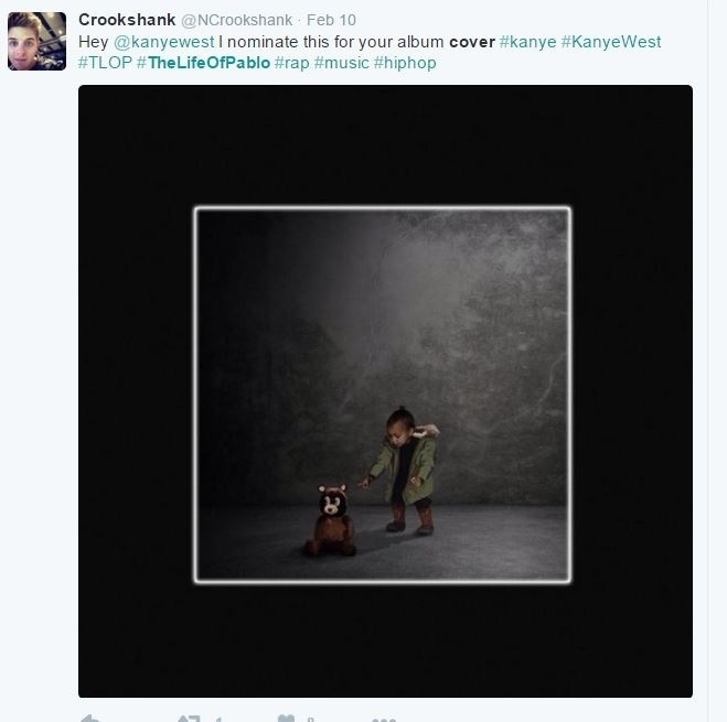 Internautas fazem meme com Kanye West e criam capas alternativas para o disco "The Life of Pablo" - Reprodução/Twitter