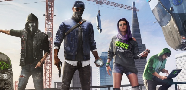 Em "Watch Dogs 2" jogador faz parte de uma organização de hackers que atua na cidade de San Francisco, nos EUA - Divulgação/Ubisoft