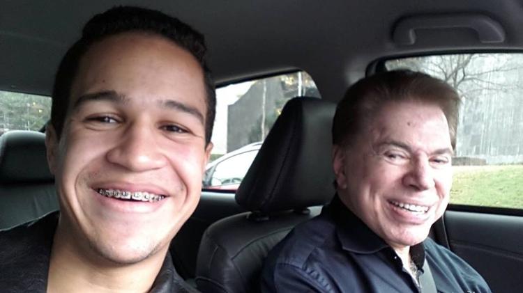 Silvio Santos dá carona em seu carro ao fã Wesley Oliveira, de 18 anos - Arquivo pessoal - Arquivo pessoal