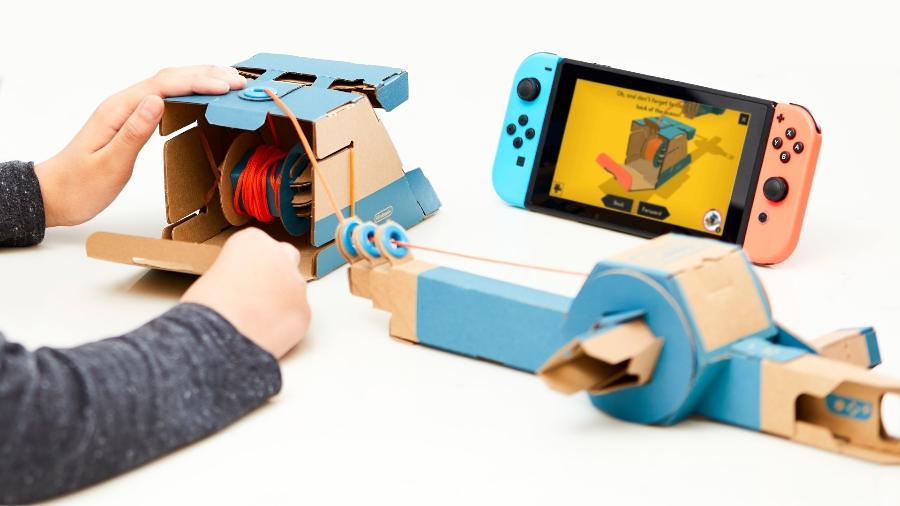 Nintendo Labo combina o Switch com kits de brinquedos inusitados para montar - Divulgação