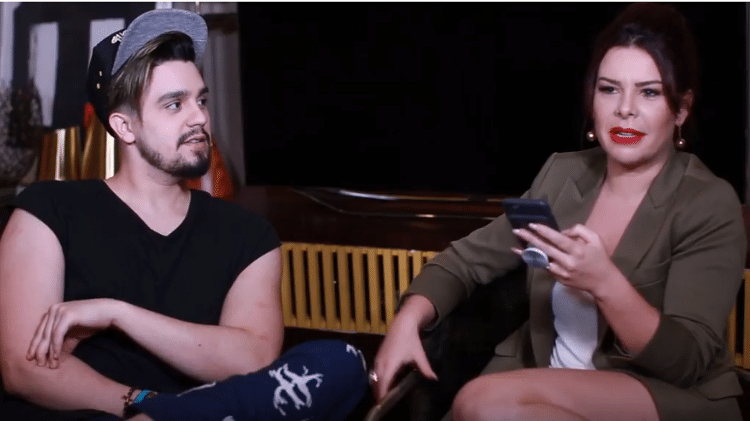 Luan Santana e Fernanda Souza - Reprodução/YouTube - Reprodução/YouTube