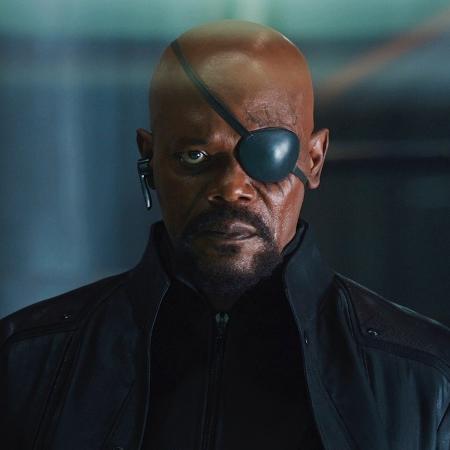 O ator Samuel L. Jackson como Nick Fury - Reprodução