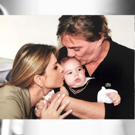 Silvio Santos mostra foto de Mari Alexandre com Fábio Jr. - Reprodução/SBT - Reprodução/SBT