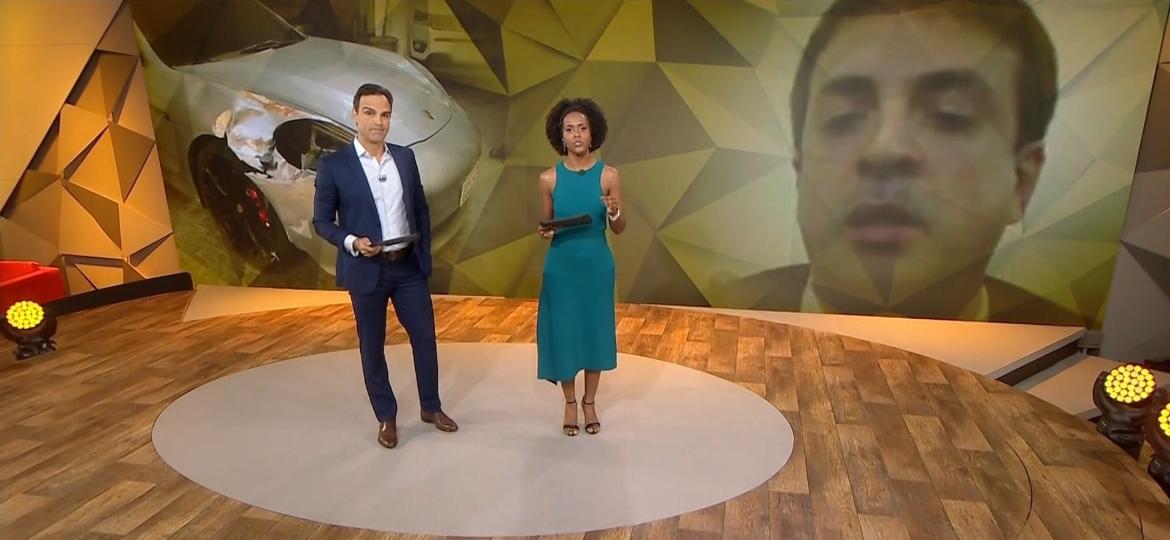 Maju Coutinho faz estreia no "Fantástico" - Reprodução/TV Globo